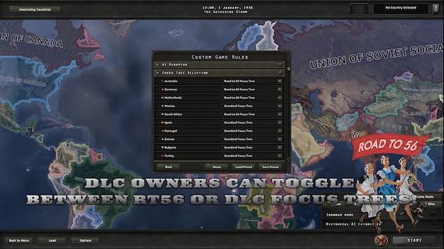 The Road to 56 for Hearts Of Iron 4