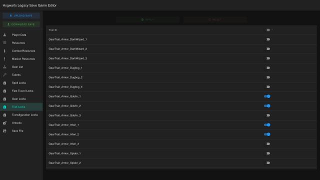 Hogwarts Legacy Save Game Editor for Hogwarts Legacy