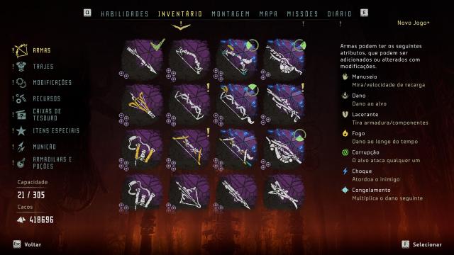 10x      10X more inventory space for Horizon Zero Dawn