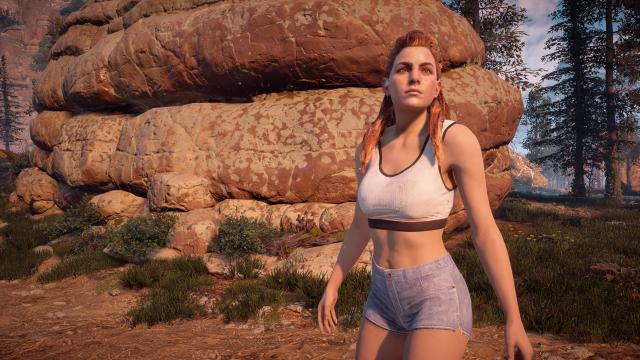 Спортивное одеяние Элой / Casual Outfit for Aloy для Horizon Zero Dawn