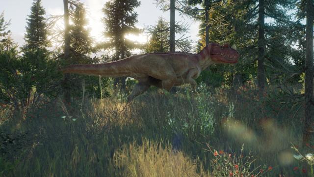 Revamped Ceratosaurus Model for Jurassic World Evolution 2