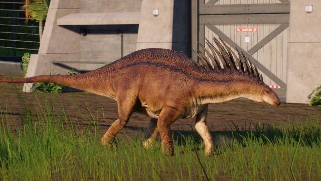 Amargasaurus but slightly better for Jurassic World Evolution 2