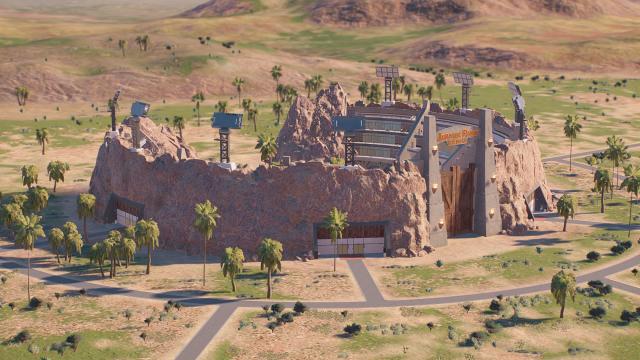 Зеленая трава в пустыне / Greener Grass - San Diego and Desert Maps для Jurassic World Evolution 2