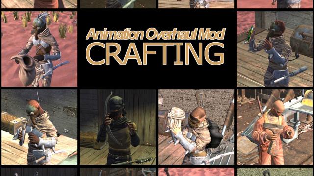 Animation Overhaul Mod - Crafting