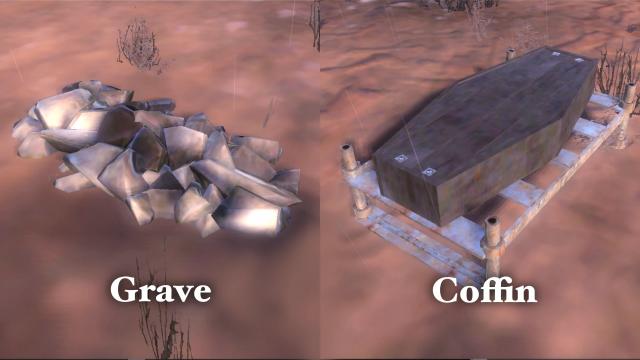 BURY THE DEAD - Corpse Burials and Caskets для Kenshi
