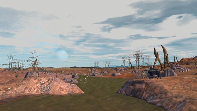 Less Foliage and Rocks