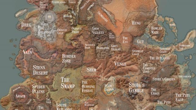 In-Game Biome Map