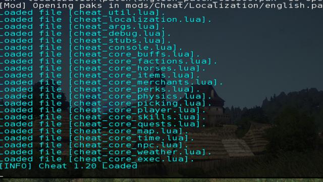 -  Cheat for Kingdom Come: Deliverance