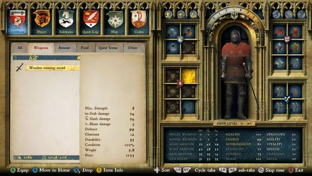 Деревянный длинный меч / Wooden Longsword для Kingdom Come: Deliverance