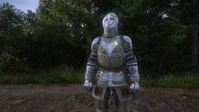 Серебряная рыцарская броня / Silver Knight Armor Spoa For KDC для Kingdom Come: Deliverance