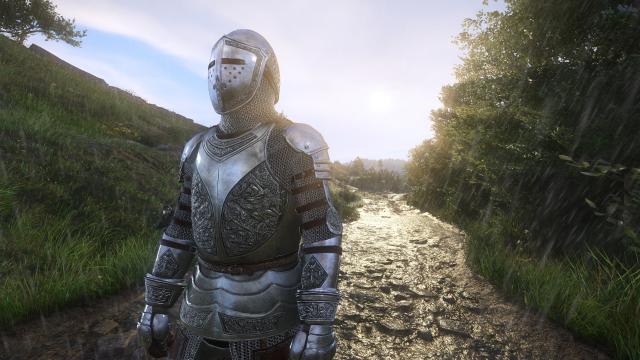 Серебряная рыцарская броня / Silver Knight Armor Spoa For KDC для Kingdom Come: Deliverance
