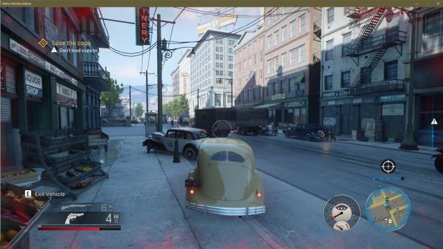 Carry more weapons and free aim from any vehicle for Mafia: Definitive Edition