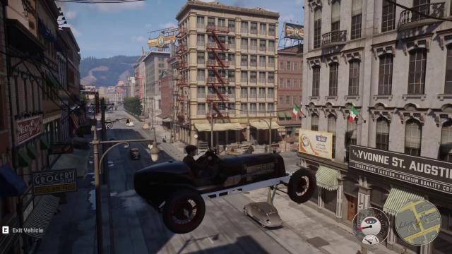 Режим полета на машине / Mafia Definitive Edition Car Noclip Mod