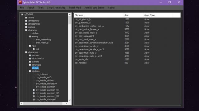 Spider-Man PC Modding Tool