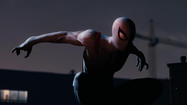 Black or White Secret War Suit for Marvel's Spider-Man Remastered