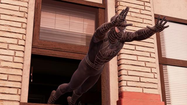 Spider-Man 3 Black Suit (Symbiote Suit) for Marvel's Spider-Man Remastered