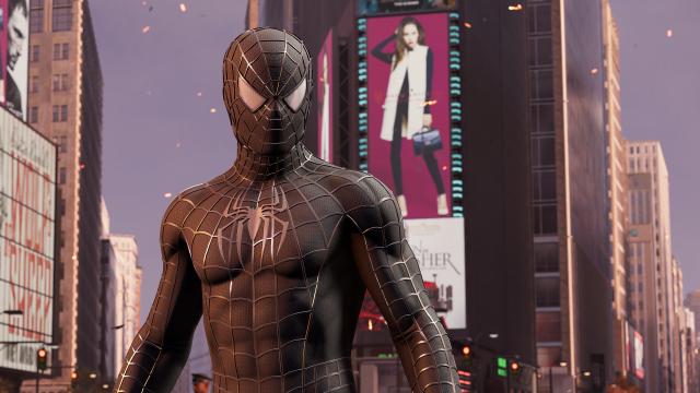 Spider-Man 3 Black Suit (Symbiote Suit) for Marvel's Spider-Man Remastered