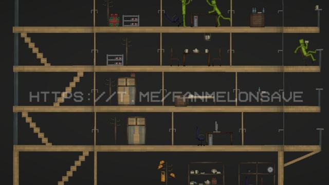 House with a balcony for Melon Playground