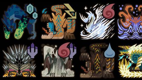 Monster Weakness Icon Indicator for Iceborne (Hi-Res) для Monster Hunter: World