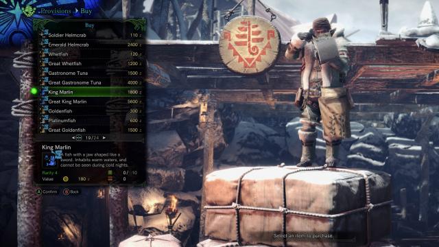 All Items in Shop for Iceborne