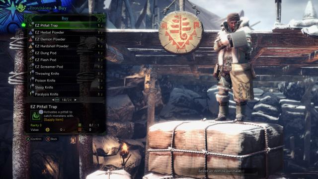 All Items in Shop for Iceborne для Monster Hunter: World