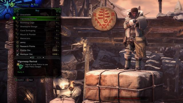All Items in Shop for Iceborne для Monster Hunter: World