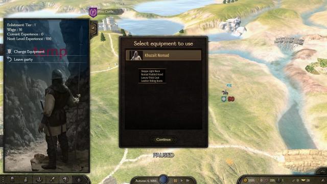 Serve as soldier for Mount And Blade: Bannerlord