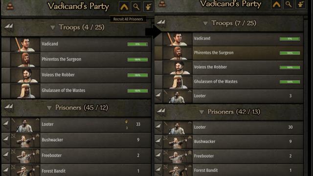 Party Screen Enhancements для Mount And Blade: Bannerlord