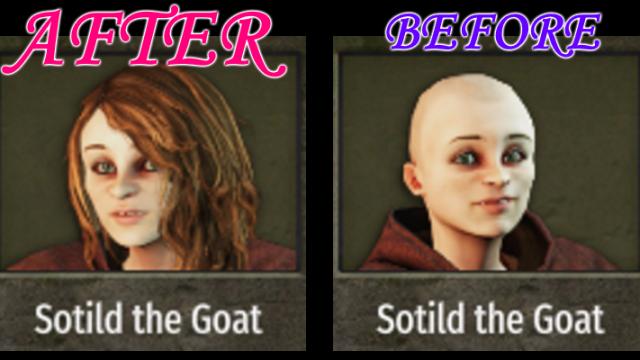 No Bald Female