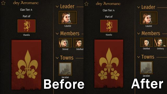 Fixed Clan Banners for Mount And Blade: Bannerlord