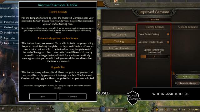 Improved Garrisons для Mount And Blade: Bannerlord
