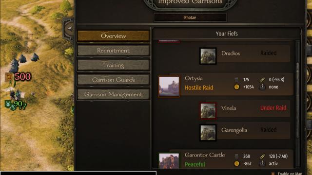 Improved Garrisons для Mount And Blade: Bannerlord