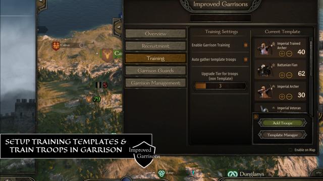 Improved Garrisons для Mount And Blade: Bannerlord