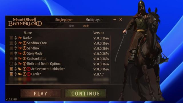 Achievement Un(bloc)ker for Mount And Blade: Bannerlord