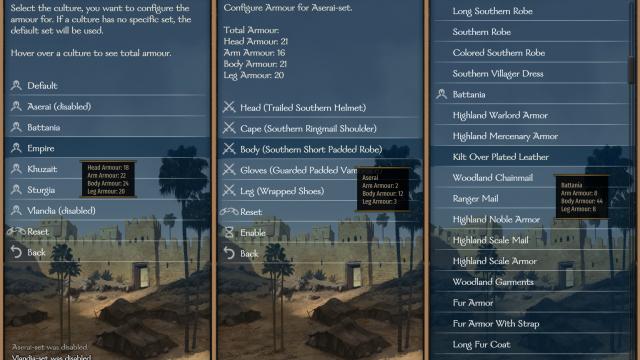 Tournament Fair Armour / Справедливые турниры для Mount And Blade: Bannerlord