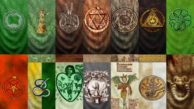 Ouroboros Banner and assorted Snakes