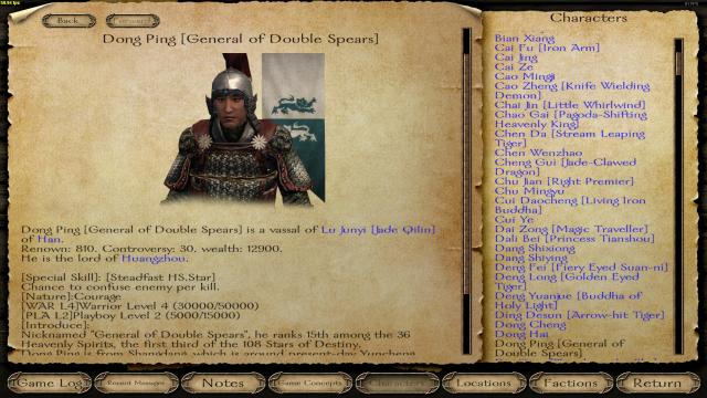 108 Heroes for Mount And Blade: Warband