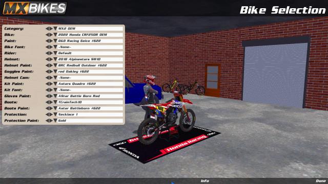 Garage Menu Background for MXB