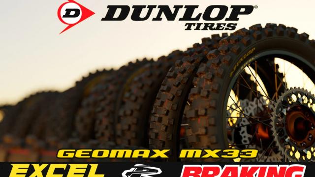 Dunlop Geomax MX33 + Excel Signature rims
