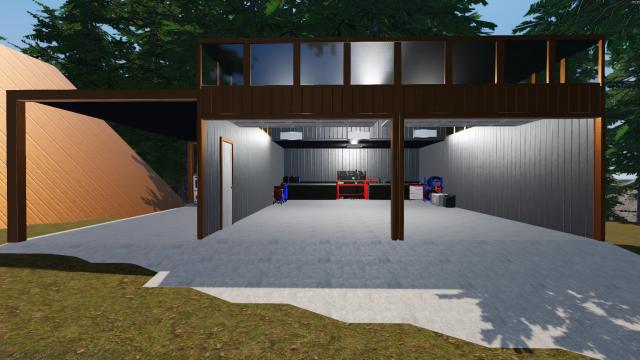 A Frame House with Garage для My Garage
