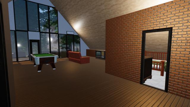 A Frame House with Garage для My Garage