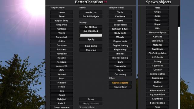 BetterCheatBox for My summer car