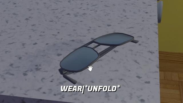 Wearable Sunglasses for My summer car