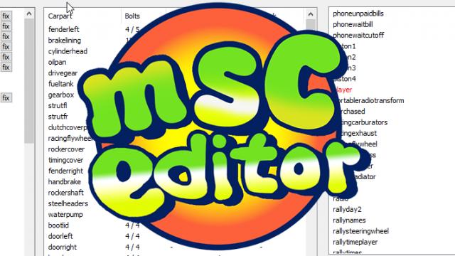 MSCEditor for My summer car