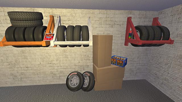 Стойки для колес / Tire Racks