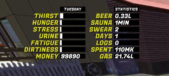 Useless Statistics для My summer car