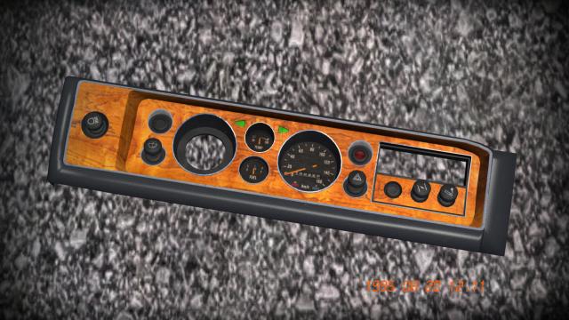 Satsuma Wooden Dashboard for My summer car