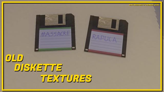 Old Diskette Textures