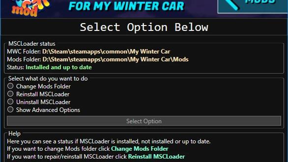 MSCLoader (for My Winter Car) for My Winter Car