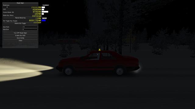 Bright Night for My Winter Car